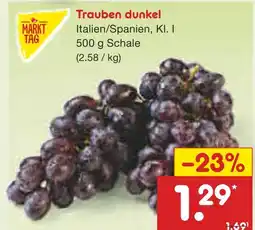Netto Marken-Discount Trauben dunkel Angebot