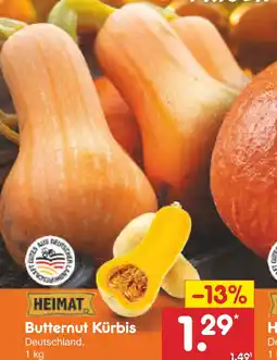 Netto Marken-Discount Frisch vom feld.heimat butternut kürbis Angebot