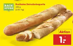 Netto Marken-Discount Backstube rustikales steinofenbaguette Angebot