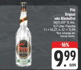 E-Center Pitú original oder alkoholfrei Angebot
