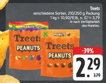 E-Center Treets peanuts Angebot