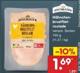 Netto Marken-Discount Hofmaier hähnchenbrustfiletroulade Angebot