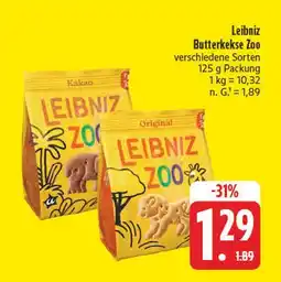 E-Center Leibniz butterkekse zoo Angebot