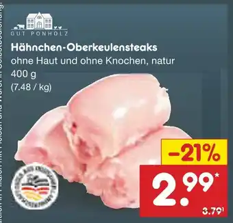 Netto Marken-Discount Gut ponholz hähnchen-oberkeulensteaks Angebot
