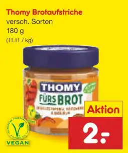 Netto Marken-Discount Thomy brotaufstriche Angebot