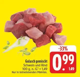 E-Center Gulasch gemischt Angebot