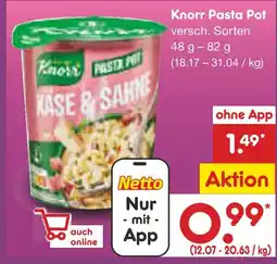 Netto Marken-Discount Knorr pasta pot Angebot