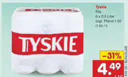 Netto Marken-Discount Tyskie pils Angebot