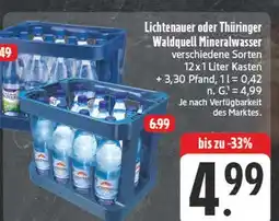E-Center Lichtenauer mineralwasser Angebot