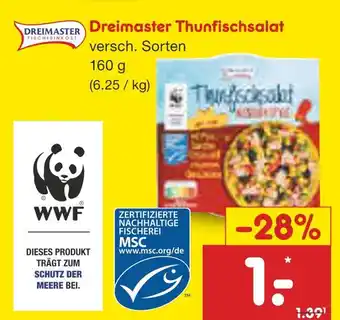Netto Marken-Discount Dreimaster thunfischsalat Angebot