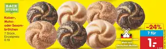 Netto Marken-Discount Backstube kaiserbrötchen Angebot