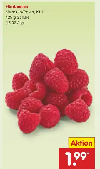Netto Marken-Discount Himbeeren Angebot