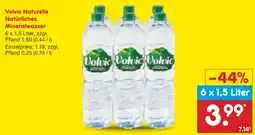 Netto Marken-Discount Volvic naturelle natürliches mineralwasser Angebot