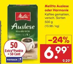 Netto Marken-Discount Melitta auslese oder harmonie Angebot