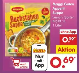Netto Marken-Discount Maggi guten appetit suppe Angebot