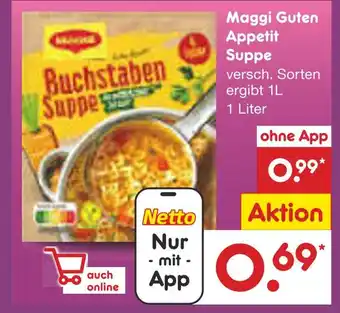 Netto Marken-Discount Maggi guten appetit suppe Angebot