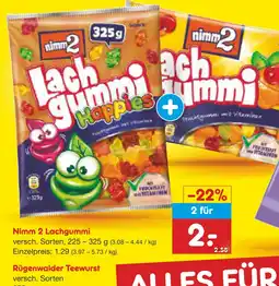 Netto Marken-Discount Nimm 2 lachgummi Angebot