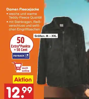 Netto Marken-Discount Damen fleecejacke Angebot