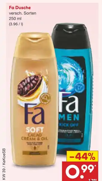 Netto Marken-Discount Fa dusche Angebot