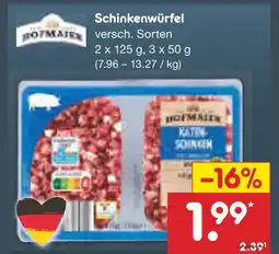 Netto Marken-Discount Hofmaier schinkenwürfel Angebot