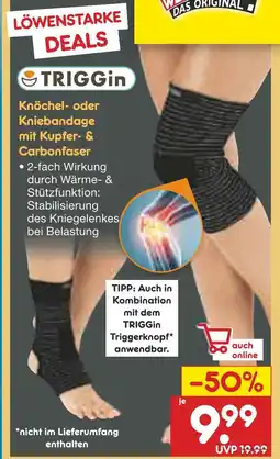 Netto Marken-Discount Triggin knöchel- oder kniebandage Angebot