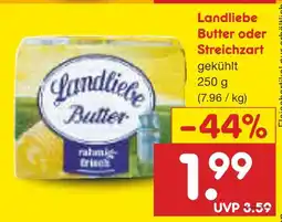 Netto Marken-Discount Landliebe butter oder streichzart Angebot