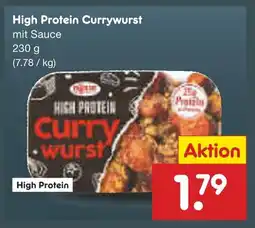Netto Marken-Discount High protein currywurst Angebot