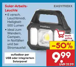 Netto Marken-Discount Easymaxx solar-arbeits-leuchte Angebot