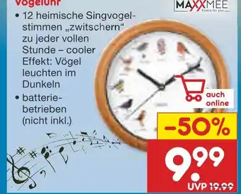 Netto Marken-Discount Maxxmee vogeluhr Angebot