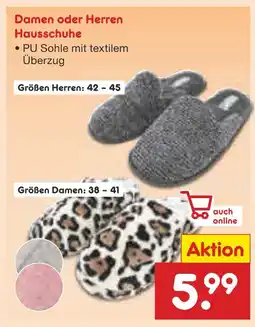 Netto Marken-Discount Damen hausschuhe Angebot