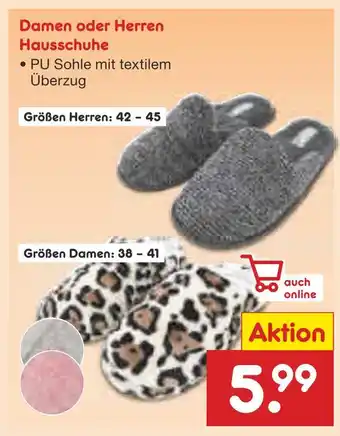 Netto Marken-Discount Damen hausschuhe Angebot