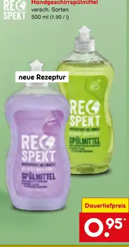 Netto Marken-Discount Respekt handgeschirrspülmittel Angebot