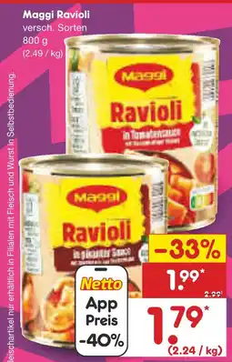 Netto Marken-Discount Maggi ravioli Angebot