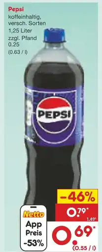 Netto Marken-Discount Pepsi Angebot