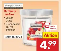 Netto Marken-Discount Yankee candle duftkerze im glas Angebot