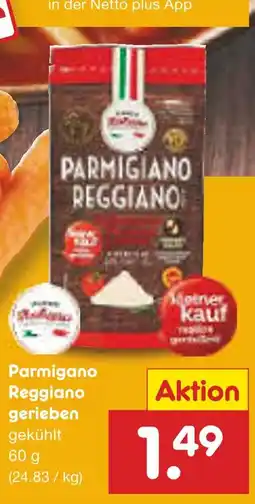 Netto Marken-Discount Parmigiano reggiano parmigiano reggiano gerieben Angebot