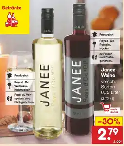 Netto Marken-Discount Janee weine Angebot