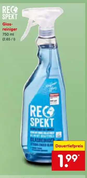 Netto Marken-Discount Respekt glasreiniger Angebot