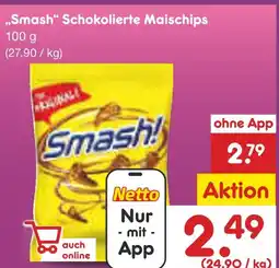 Netto Marken-Discount Smash schokolierte maischips Angebot