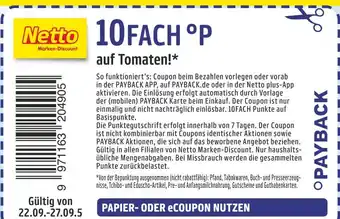 Netto Marken-Discount Payback 10fach °p Angebot