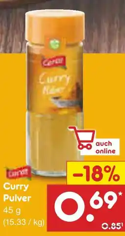 Netto Marken-Discount Garrett curry pulver Angebot