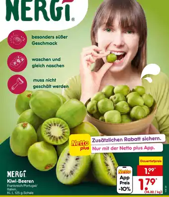 Netto Marken-Discount Nergi kiwi-beeren Angebot