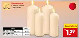 Netto Marken-Discount Dekor stumpenkerze Angebot