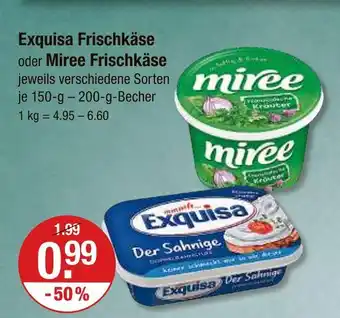 V Markt Exquisa frischkäse Angebot
