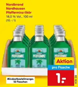 Netto Marken-Discount Nordbrand nordhausen pfefferminz-likör Angebot