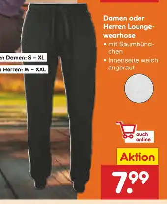 Netto Marken-Discount Damen oder herren loungewearhose Angebot