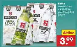 Netto Marken-Discount Beck's beck's Angebot