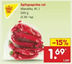 Netto Marken-Discount Markttag spitzpaprika rot Angebot