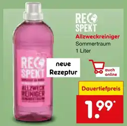 Netto Marken-Discount Respekt allzweckreiniger sommertraum Angebot
