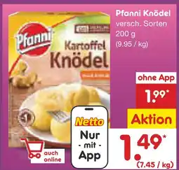 Netto Marken-Discount Pfanni knödel Angebot